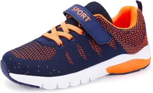 MAYZERO Kids Tennis Shoes Running Sports Shoes Breathable Athletic Shoes Lightweight Walking Shoes Fashion Sneakers for Boys and Girls