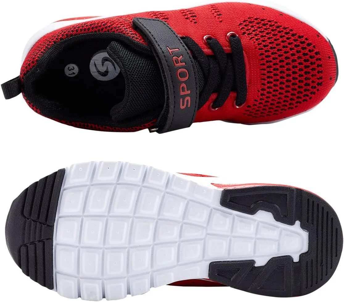 MAYZERO Kids Tennis Shoes Running Sports Shoes Breathable Athletic Shoes Lightweight Walking Shoes Fashion Sneakers for Boys and Girls