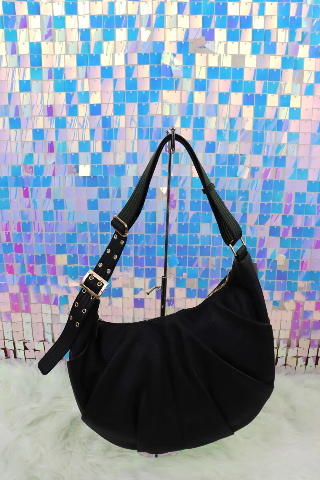 Miley Crescent Bag in Brown, Beige, Taupe or Black