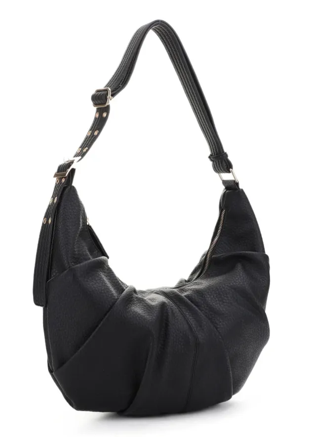 Miley Crescent Bag in Brown, Beige, Taupe or Black