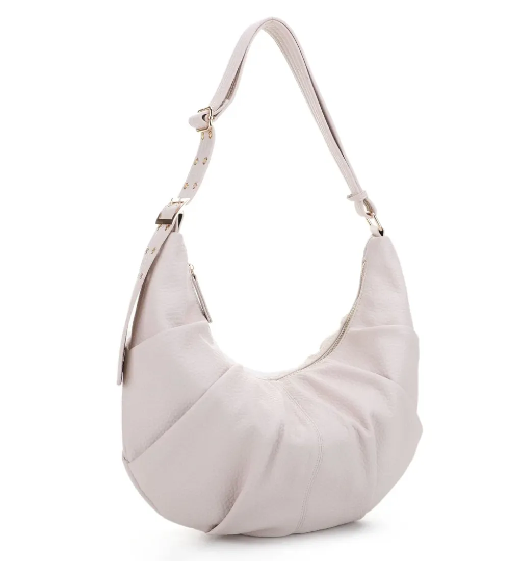 Miley Crescent Bag in Brown, Beige, Taupe or Black