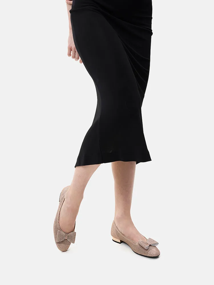 Mirabella Crystal Embellished Ballerinas