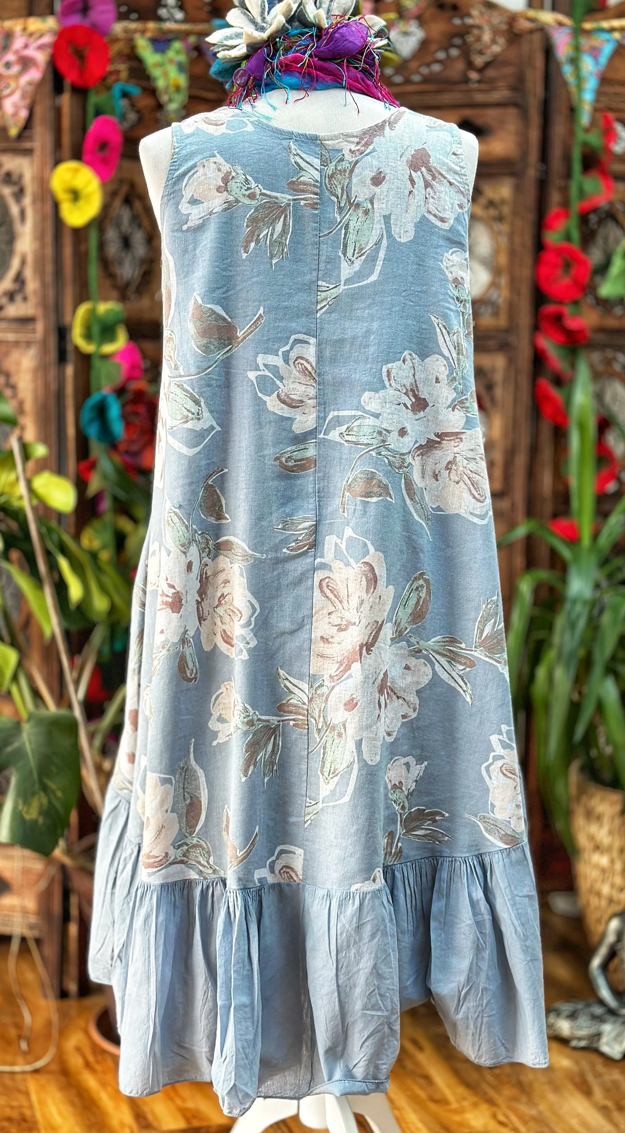 MORNING MIST BLUE SERENITY TUNIC / DRESS XL