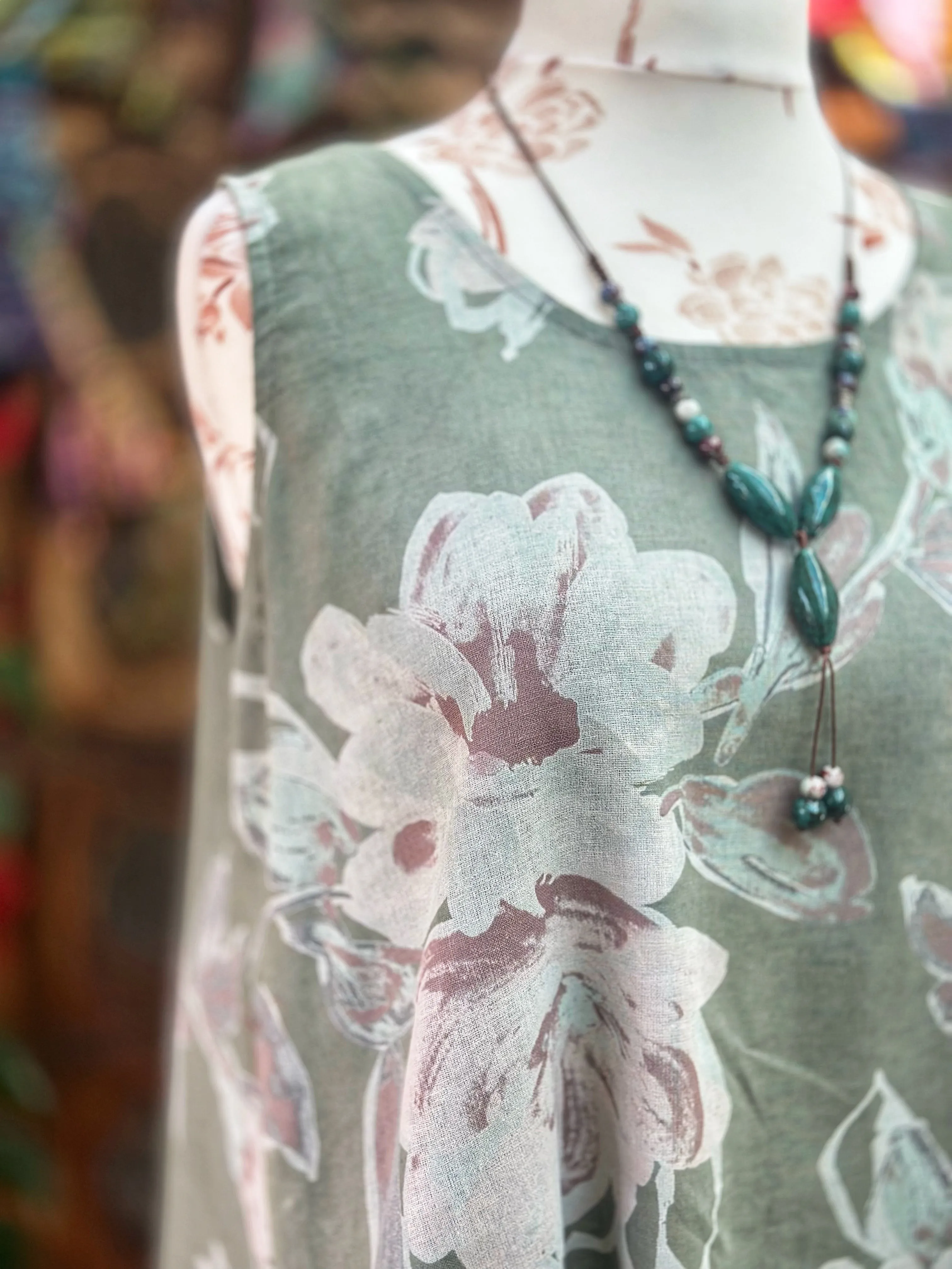 MYSTIC MEADOW GREEN SERENITY TUNIC / DRESS XL
