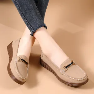 Nanccy Stride Harmony Fashionable Comfortable Versatile Flat Shoes