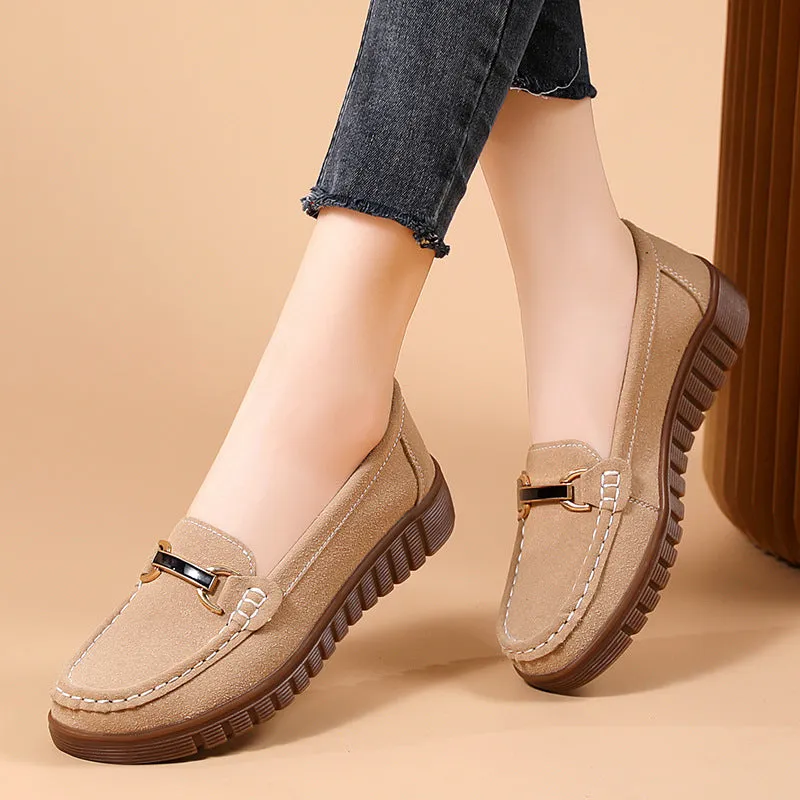 Nanccy Stride Harmony Fashionable Comfortable Versatile Flat Shoes