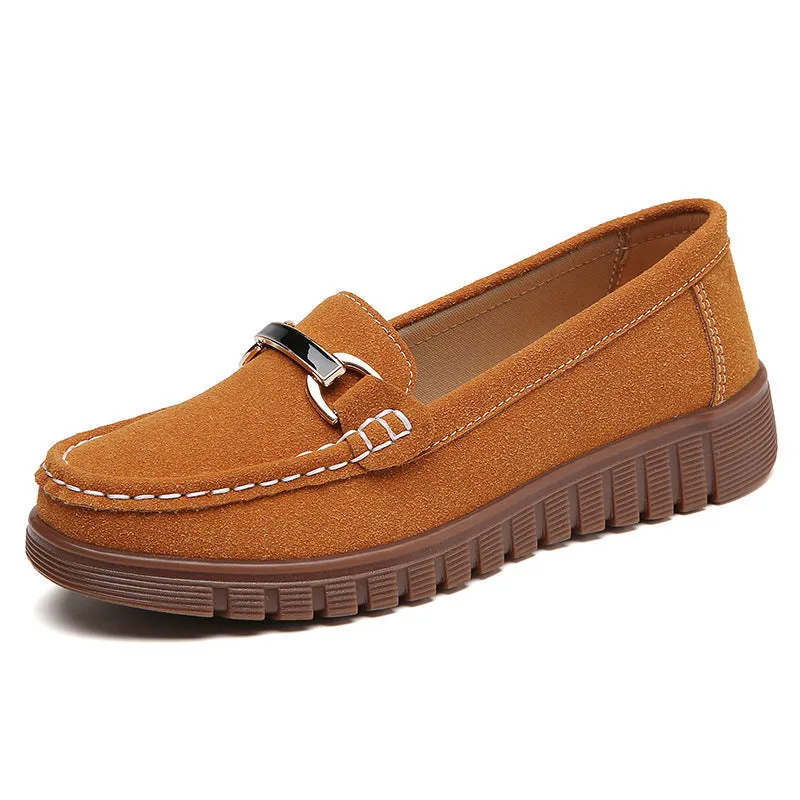 Nanccy Stride Harmony Fashionable Comfortable Versatile Flat Shoes