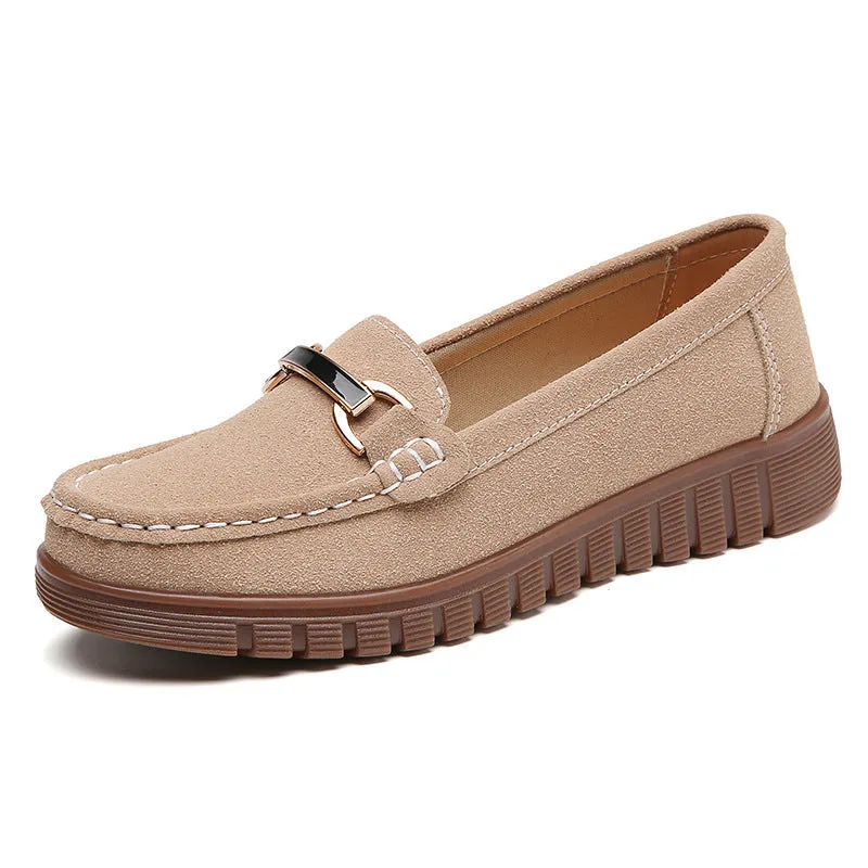Nanccy Stride Harmony Fashionable Comfortable Versatile Flat Shoes