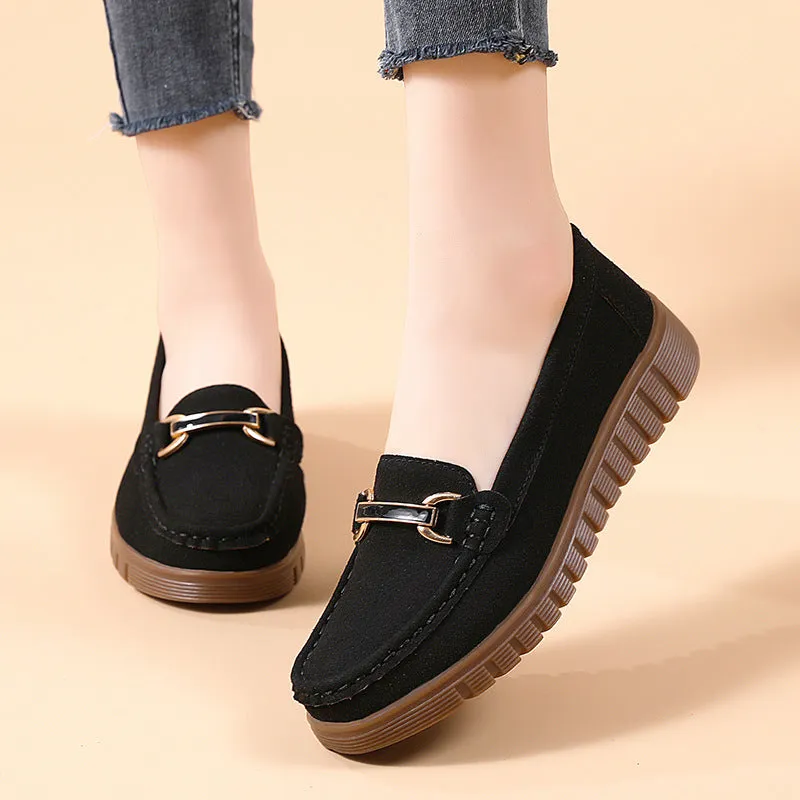 Nanccy Stride Harmony Fashionable Comfortable Versatile Flat Shoes