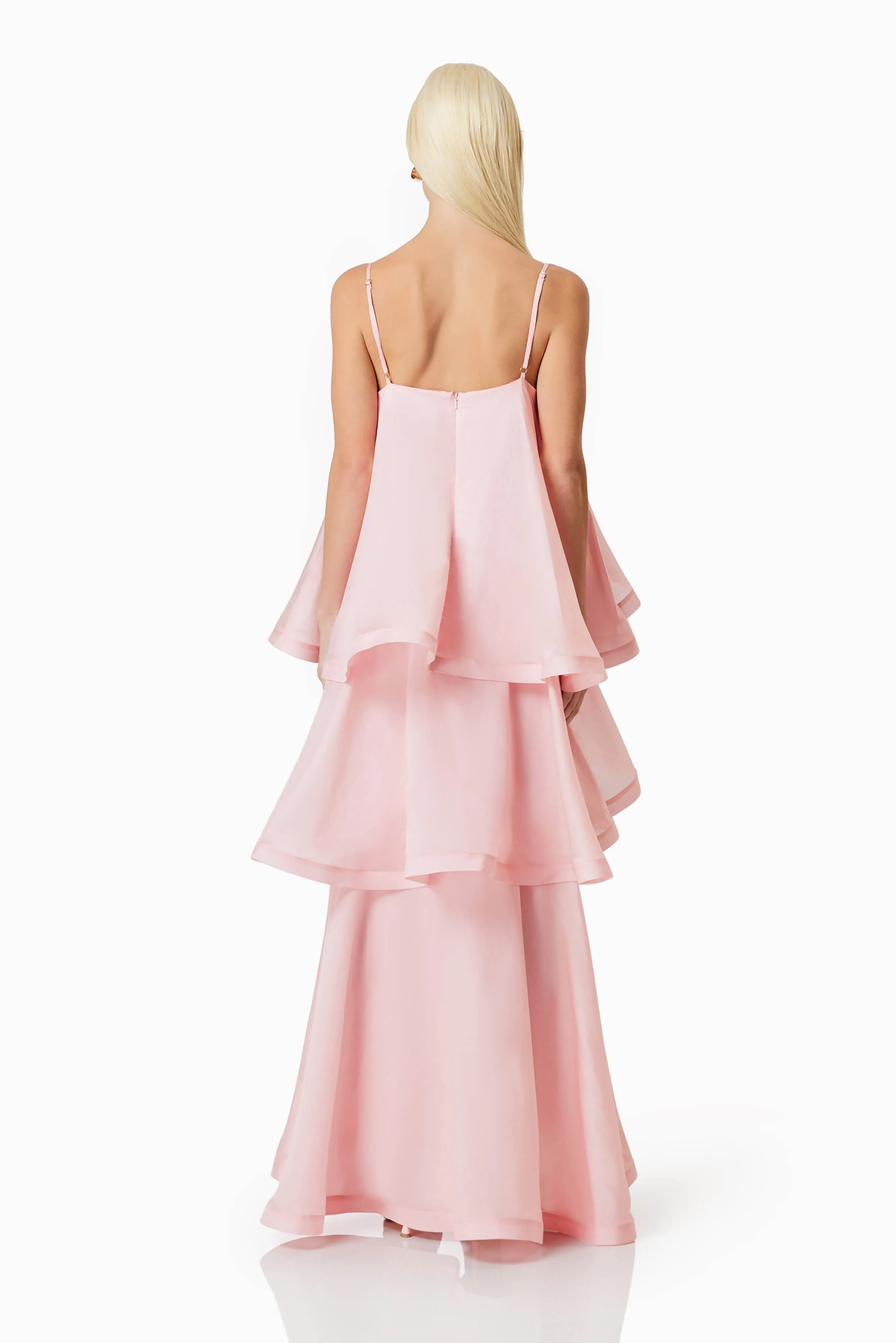 OMR x ELLIATT: Swallowtail Day To Night Maxi Dress In Pink