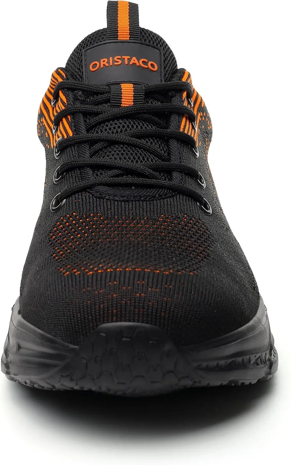 ORISTACO Steel Toe Work Safety Shoes, Breathable Lightweight Non-Slip Cushion