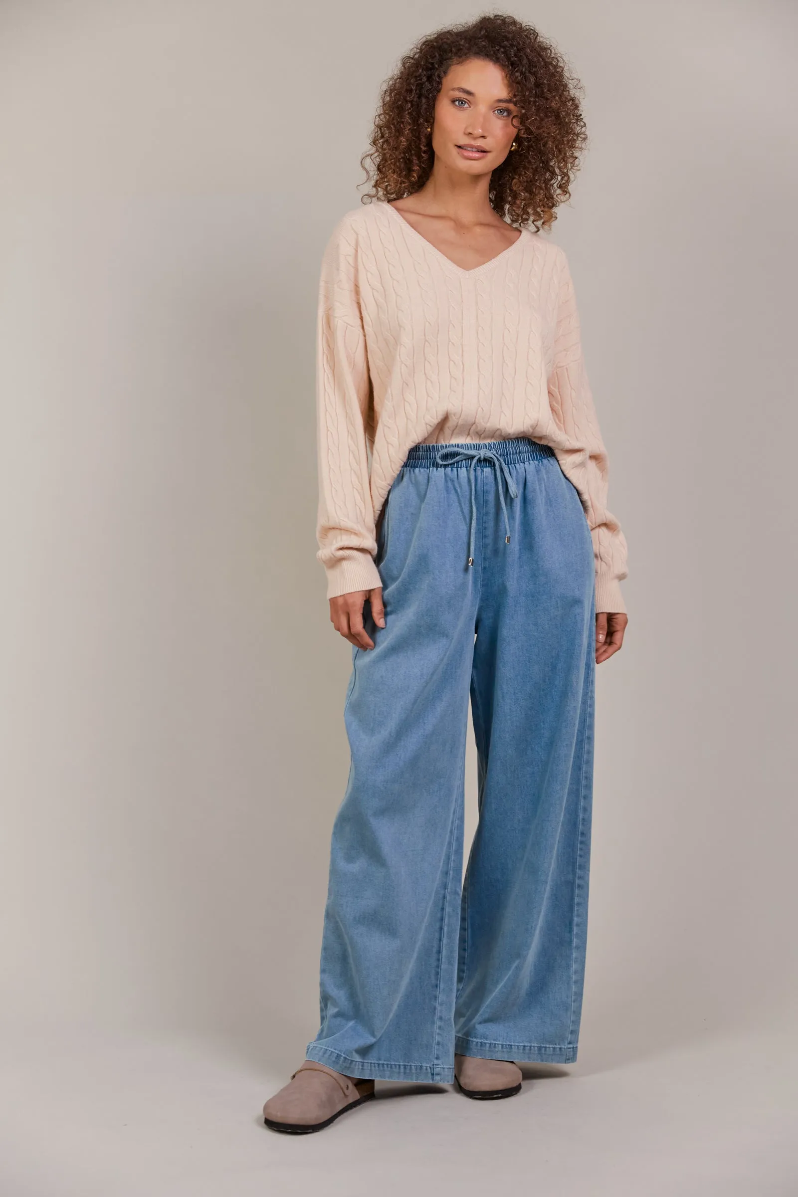 Pepi Wide Denim Pant Denim