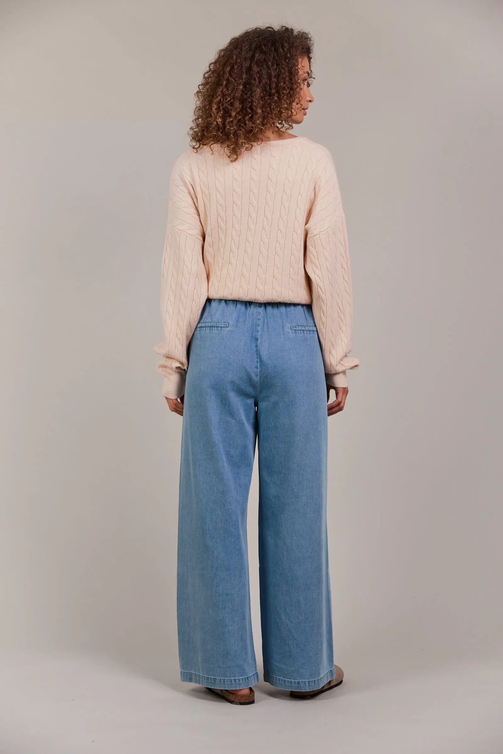 Pepi Wide Denim Pant Denim
