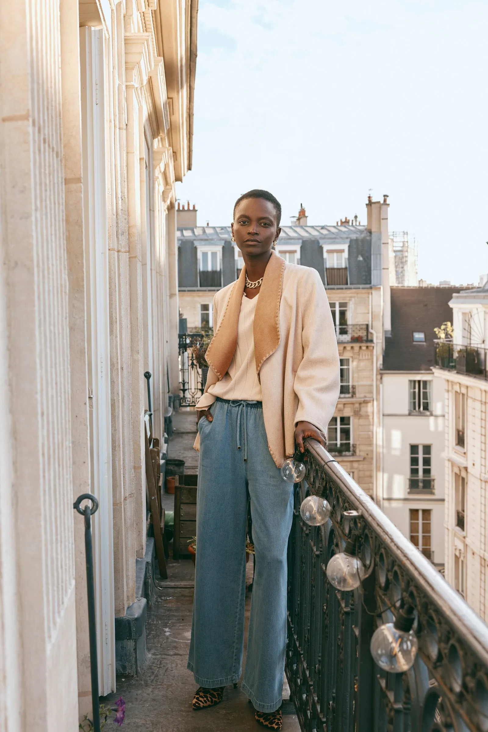 Pepi Wide Denim Pant Denim