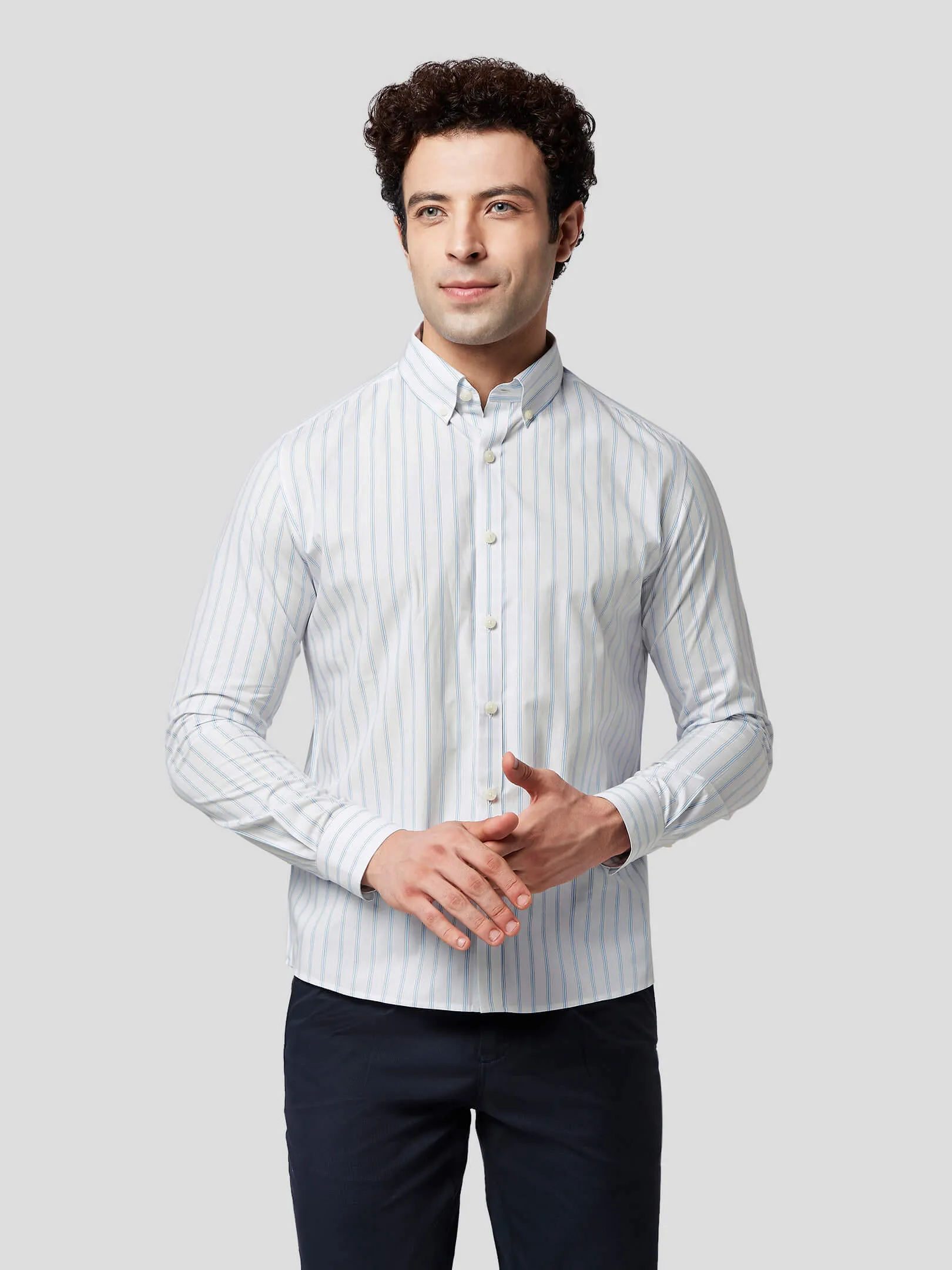 Proficience Striped Cotton Shirt