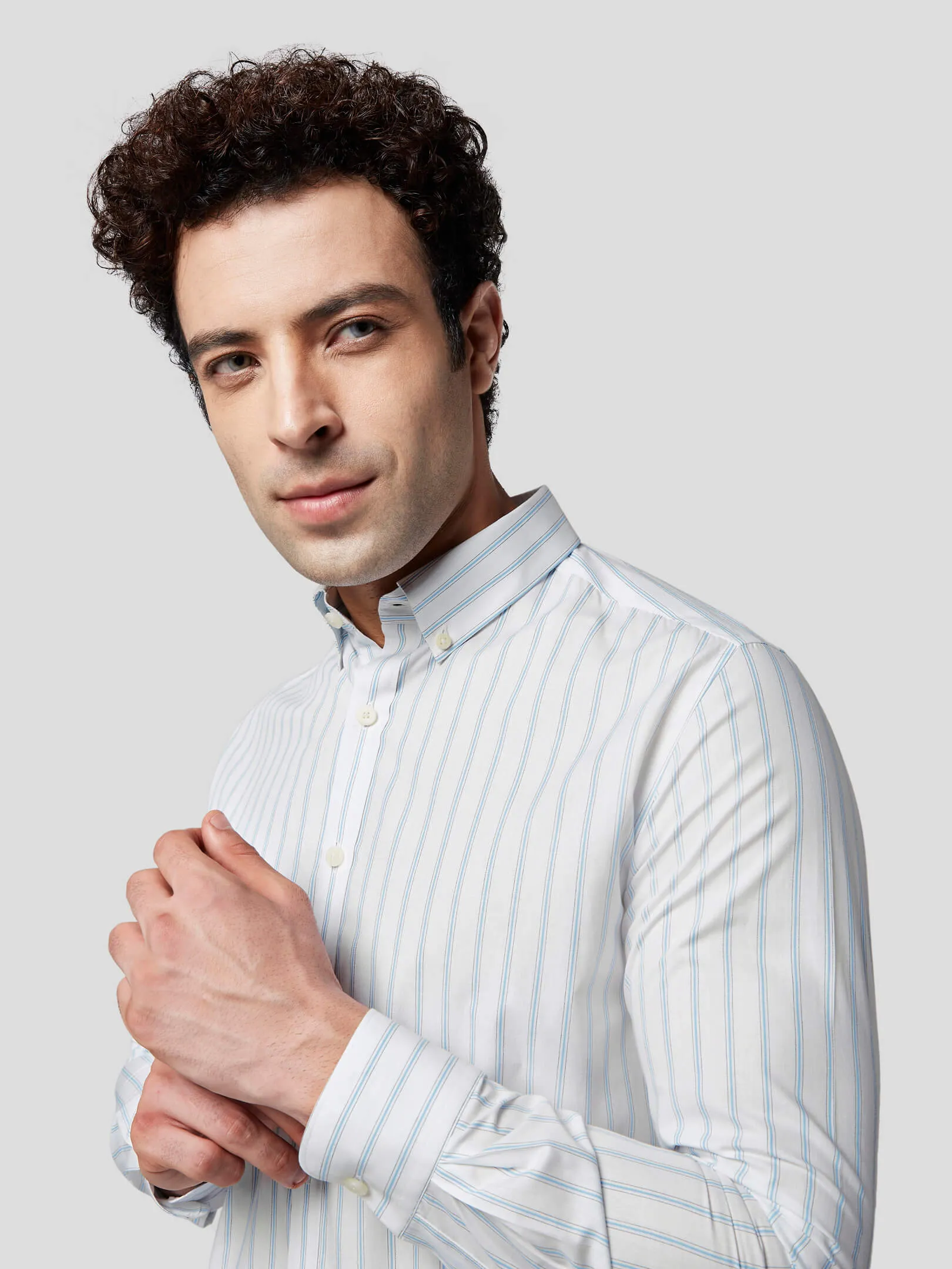 Proficience Striped Cotton Shirt
