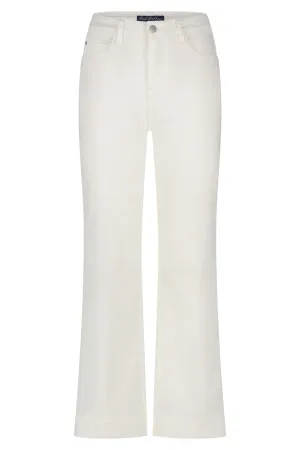 Red Button SRB4428A Conny 5-pocket White Cropped 67cm Wide Jeans