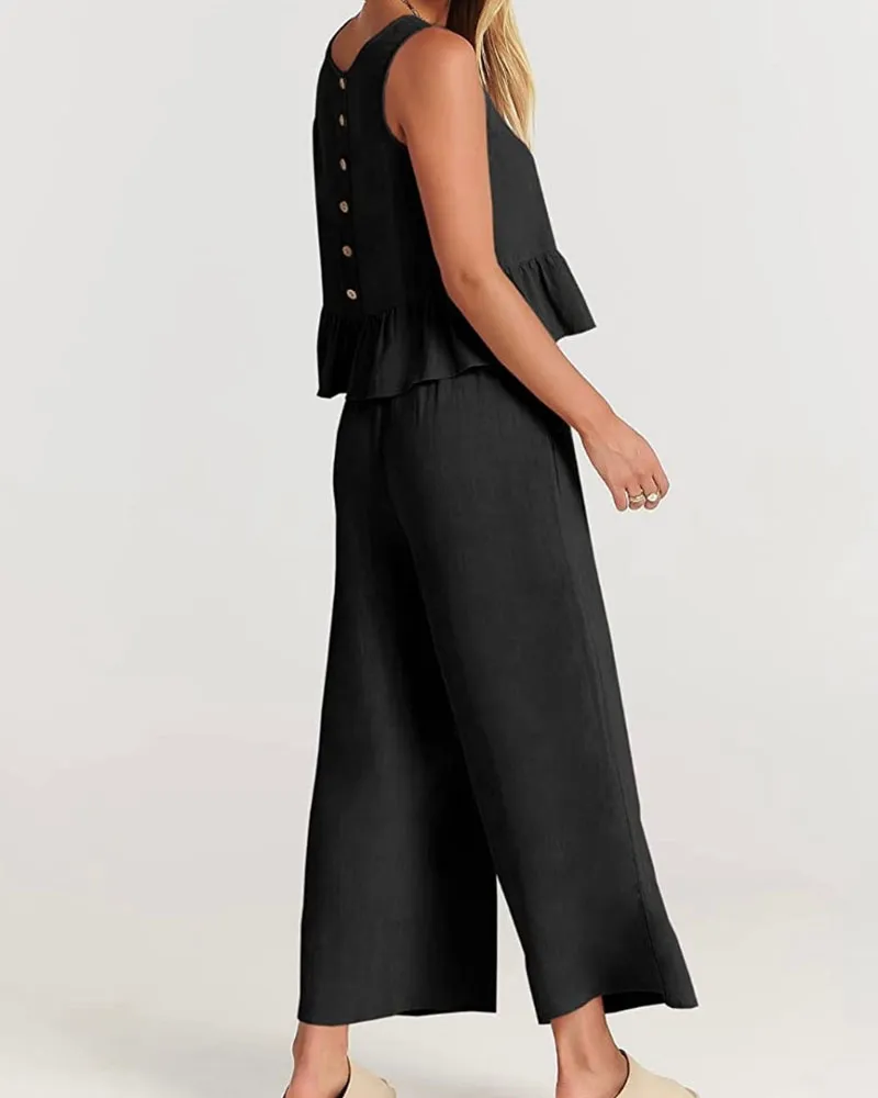 Roxanne - Chic Ruffled Set