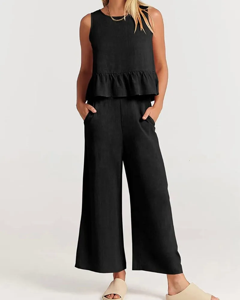 Roxanne - Chic Ruffled Set