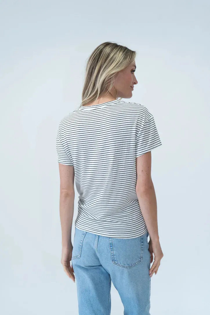 Six Fifty Twist Bottom Tee | Kelly