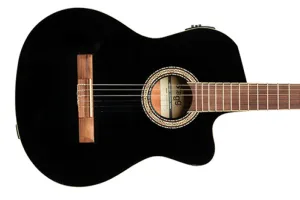 Stagg SCL60 TCE Acoustic-Electric Classical Guitar - Black