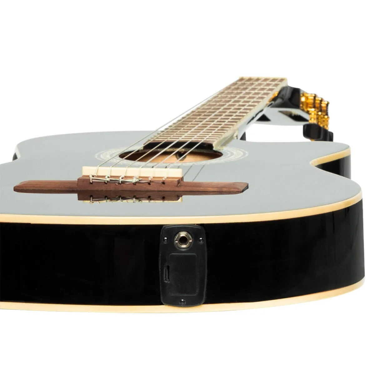 Stagg SCL60 TCE Acoustic-Electric Classical Guitar - Black