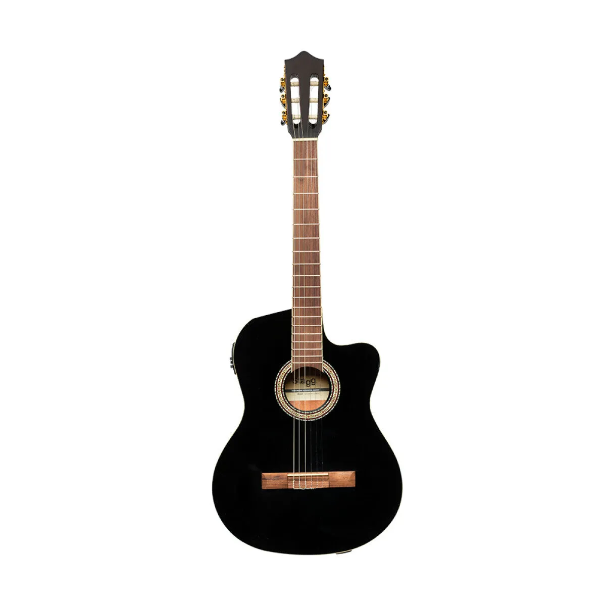 Stagg SCL60 TCE Acoustic-Electric Classical Guitar - Black