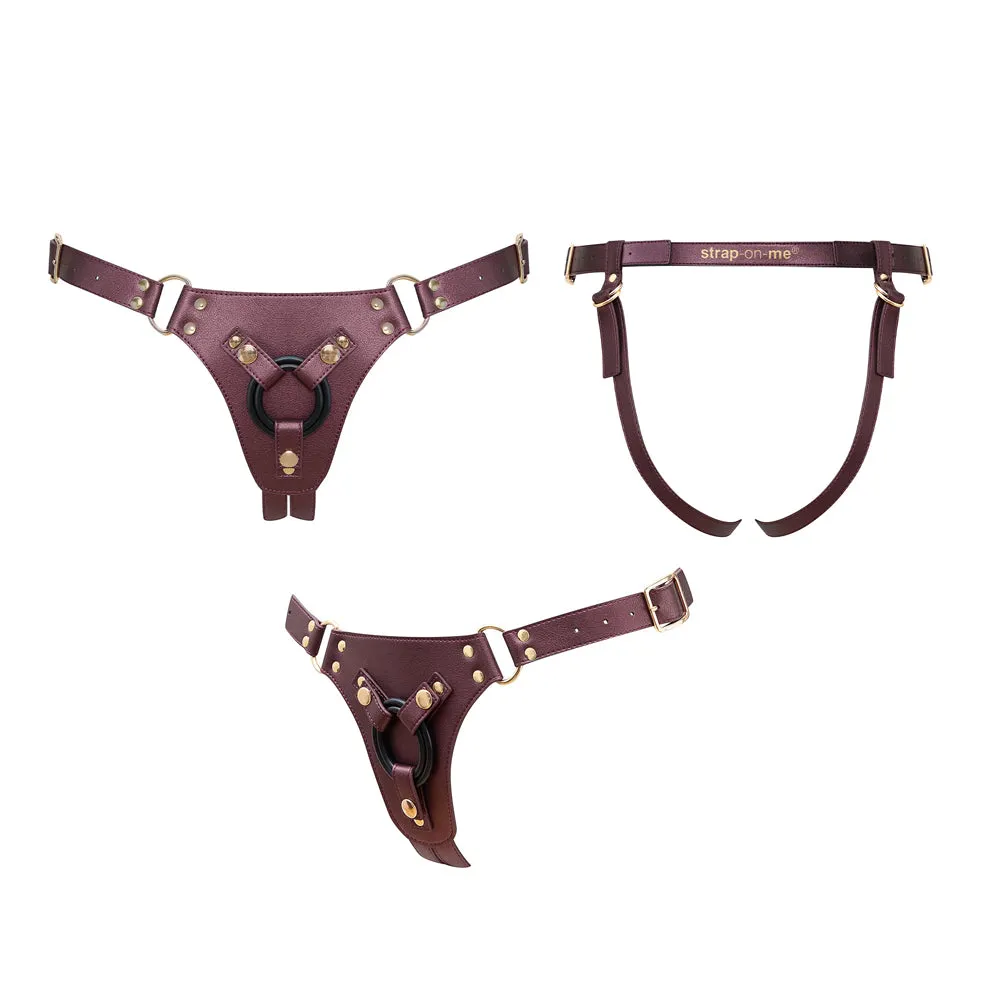 Strap On Me Dildo Harness - Generous - Eggplant