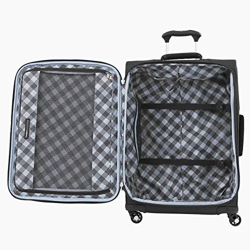 Travelpro Maxlite 5 | 5-PC Set | Underseater, 21" Carry-On, 25" & 29" Exp. Spinners with Travel Pillow (Black)