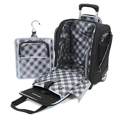 Travelpro Maxlite 5 | 5-PC Set | Underseater, 21" Carry-On, 25" & 29" Exp. Spinners with Travel Pillow (Black)