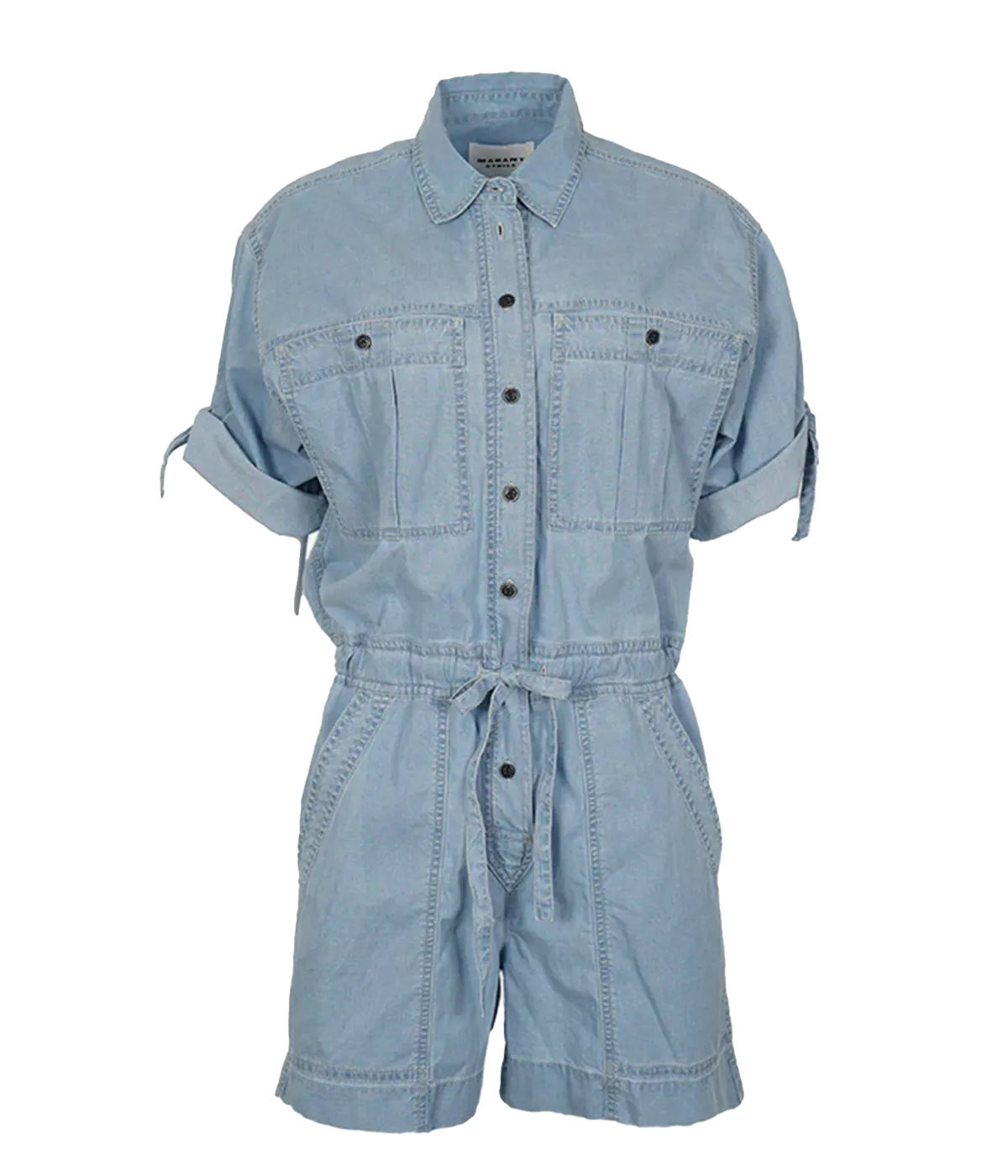 Vally Romper in Light Blue