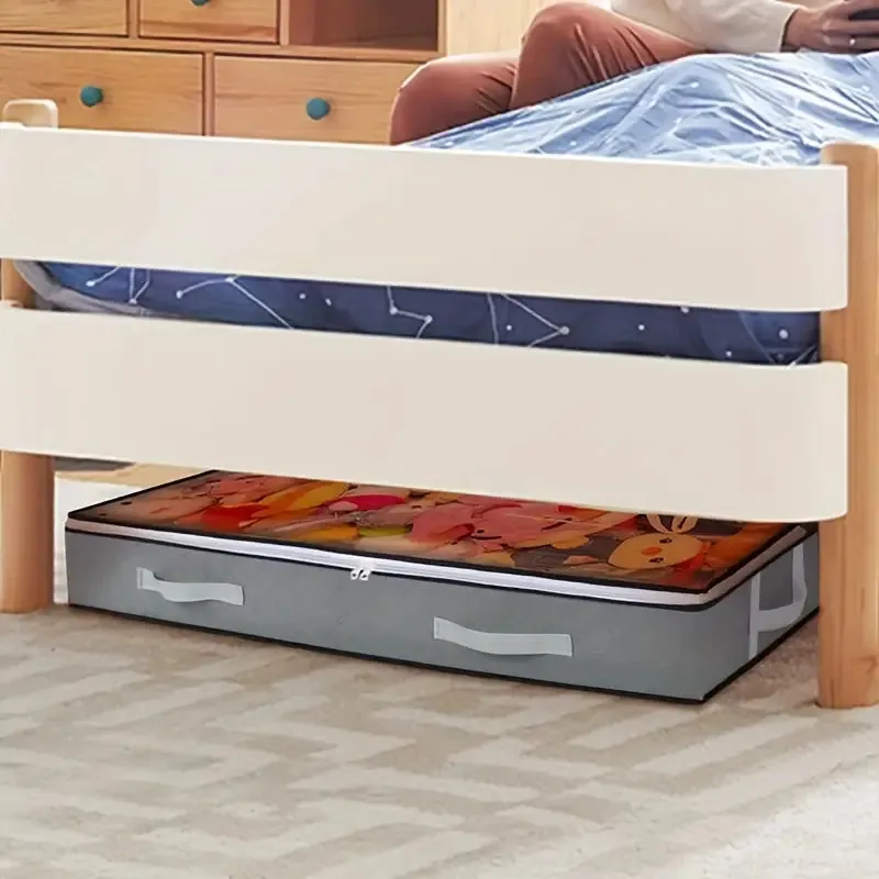 Versatile Under-Bed Storage Organizer with Reinforced Handles