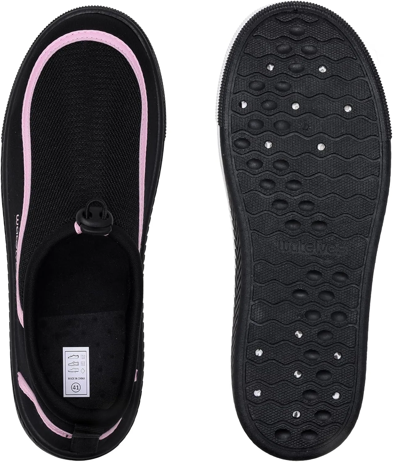 WateLves Water Shoes for Women and Men - Quick-Dry Multi-Purpose Casual Water Sneakers Slip-On with Drainage Holes - Lightweight, Breathable Aqua Shoes for Swim Beach Walking