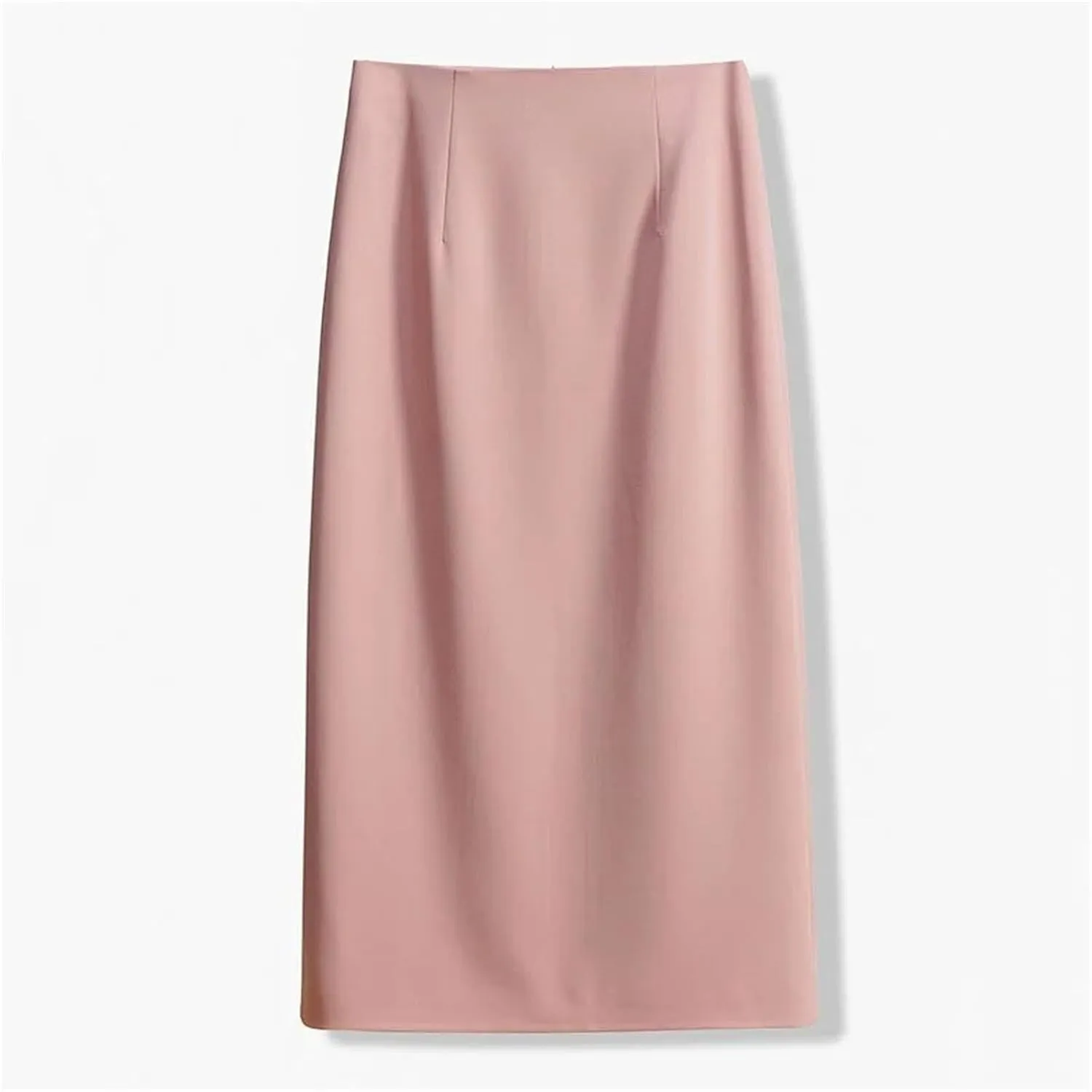 Women's mid-Length Business Casual Workplace Fashion Slim high Waist Elegant Straight Pencil Skirt