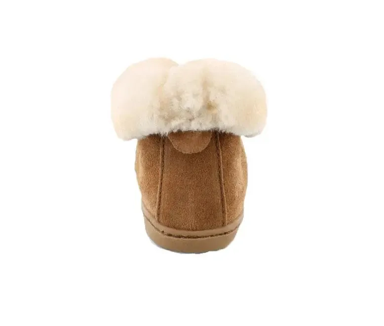 Womens Minnetonka Sheepskin Ankle Boot  Cozy, Versatile & Luxe Comfort