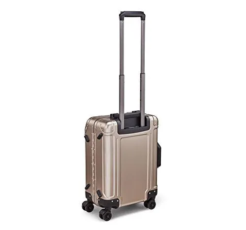 Zero Halliburton Geo Aluminum 3.0 Carry On 4-Wheel Spinner Luggage in Black